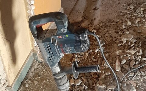 Ouverture des saignées pour une rénovation